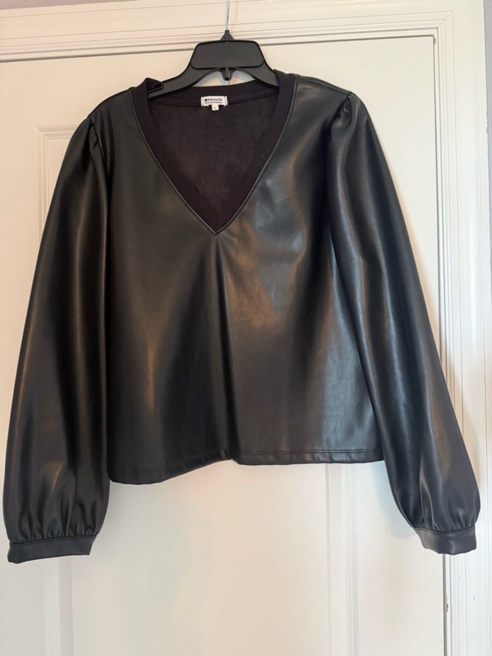 LAmade Faux Leather Top